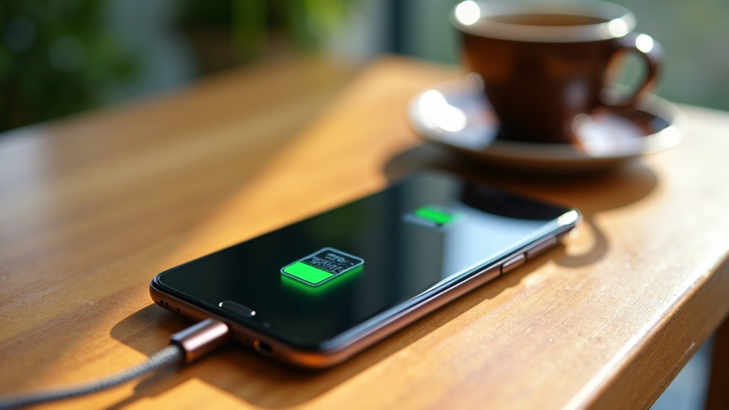 proper android battery charging