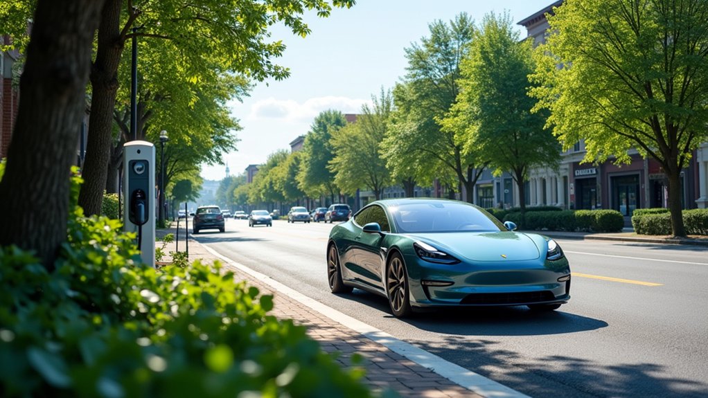 Reduce pollution by driving electric cars