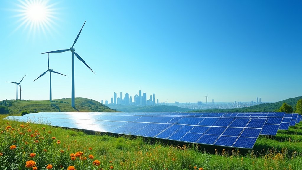 Renewable energy helps decrease pollution